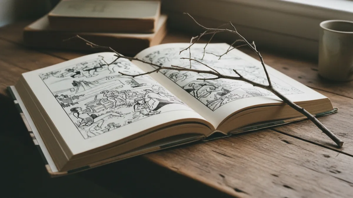 L'Écorce des choses : le roman graphique de Cécile Bidault