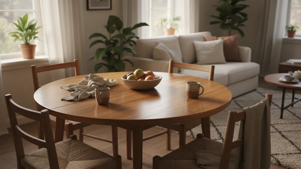Pourquoi la table ronde de salon est la forme la plus prisée